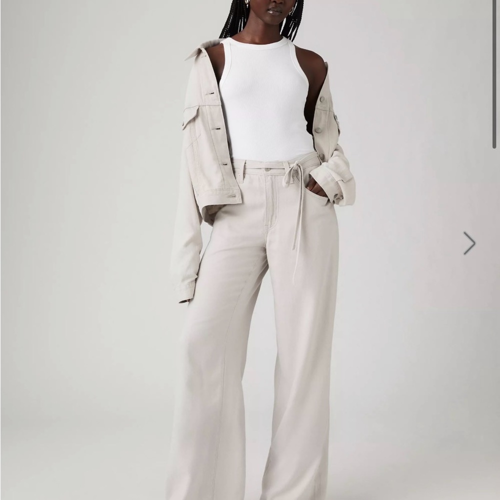 Levi's XL Baggy Straight Linen Blend Women's Pants